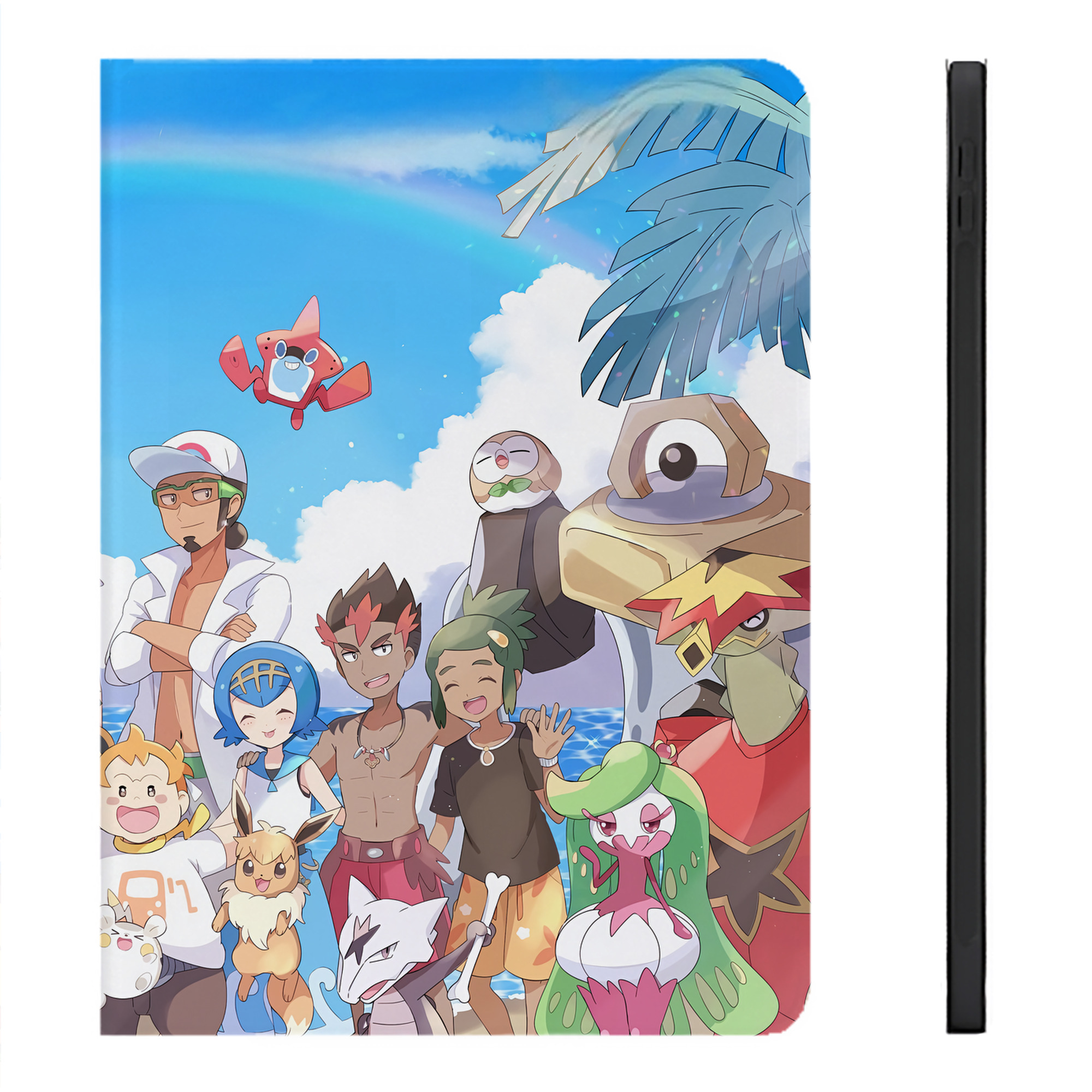 （画像用） ポケットモンスター Pokémon IPadケース ペンホルダー付き ブックスタイルデザイン